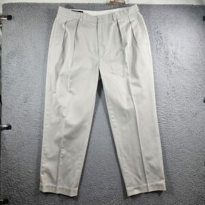 Polo Ralph Lauren Chino Andrew Pants Men 36 x 29 Pleated Front Beige